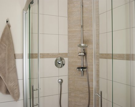 Perle von Borkum 1 - Das zweite Design-Badezimmer im Obergeschoss